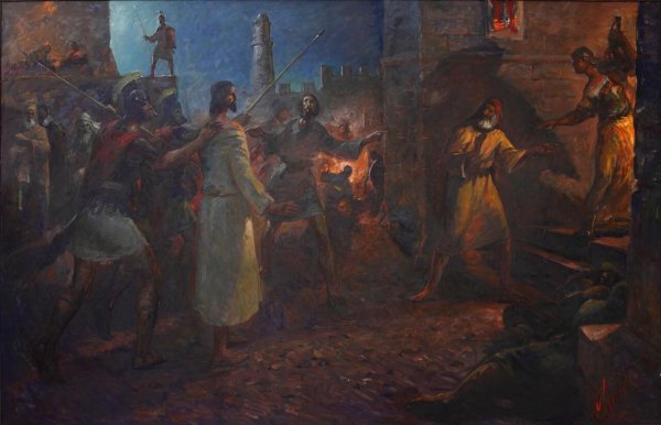 Отречение апостола Петра картины