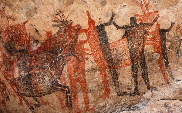 Ущелье Валлторта Испания Наскальная живопись