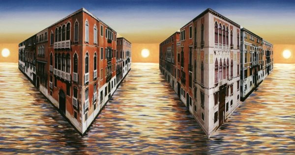 Обратная линейная перспектива в живописи