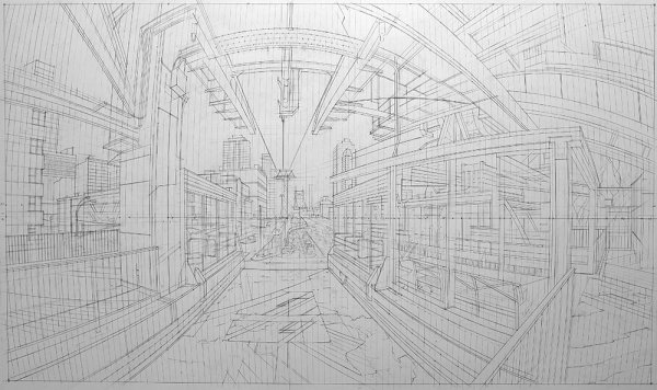 Линейная перспектива Графика