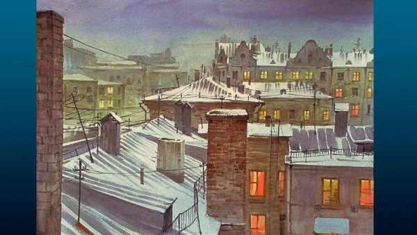 Илья Горгоц городские пейзажи