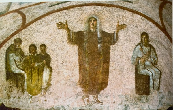 Фрески катакомб Оранта
