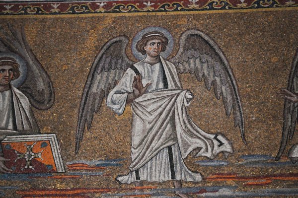 Апсидная мозаика в церкви Санта Пуденциана (4 в.).