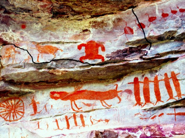 Племя догонов Наскальная живопись