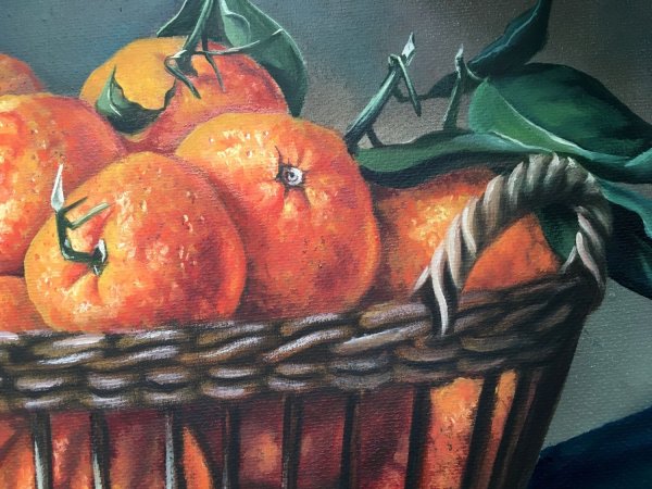Натюрморт из мандарин