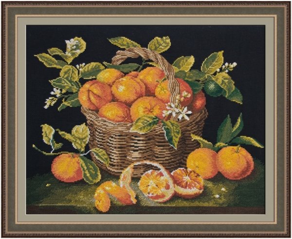 Мандарины в живописи маслом