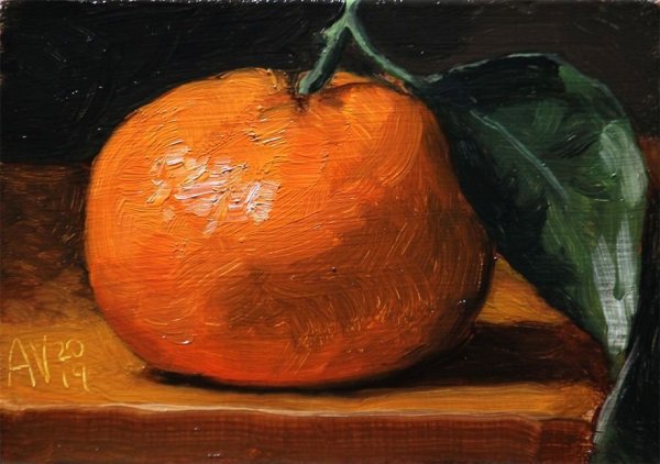 Коллаж с мандаринами