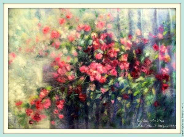 Картины шерстью Яна Богданова живопись шерсть