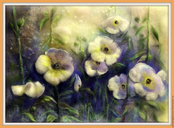 Шерстяная живопись Яна Богданова