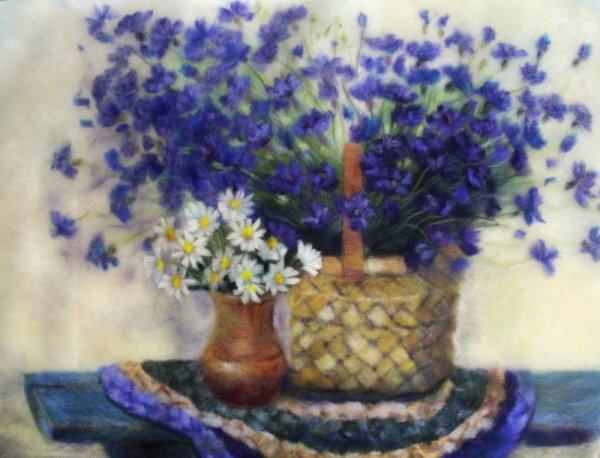 Шерстяная живопись Яна Богданова