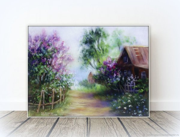 Шерстяные картины Яны Богдановой