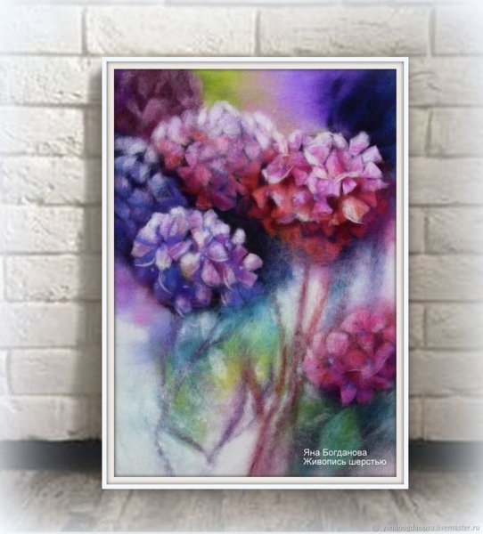 Шерстяная акварель Яны Богдановой