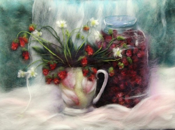 Шерстяные картины Яной Богдановой