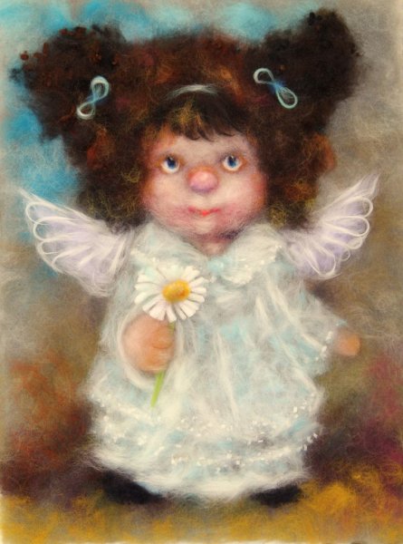 Шерстяная живопись Яна Богданова