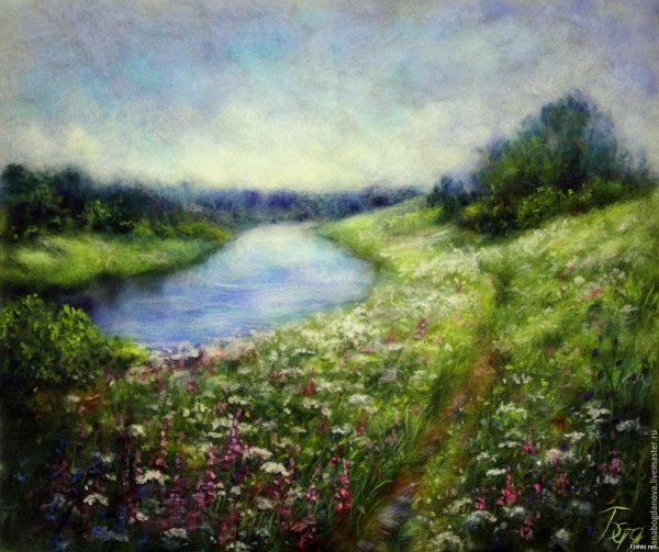 Шерстяная акварель Яна Богданова