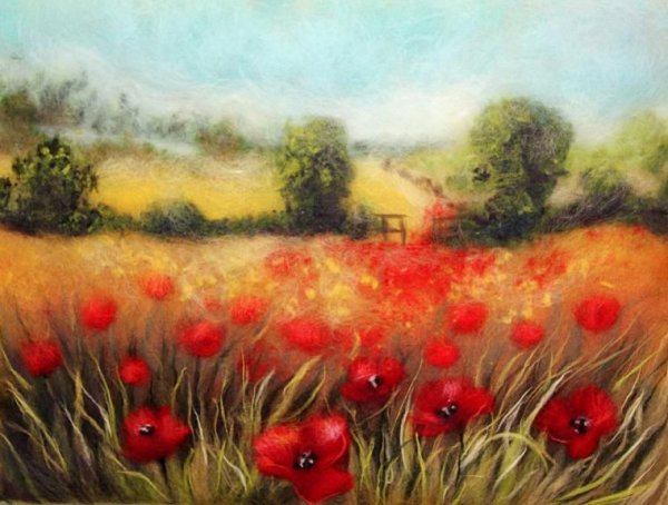 Картины шерстью Яны Богдановой