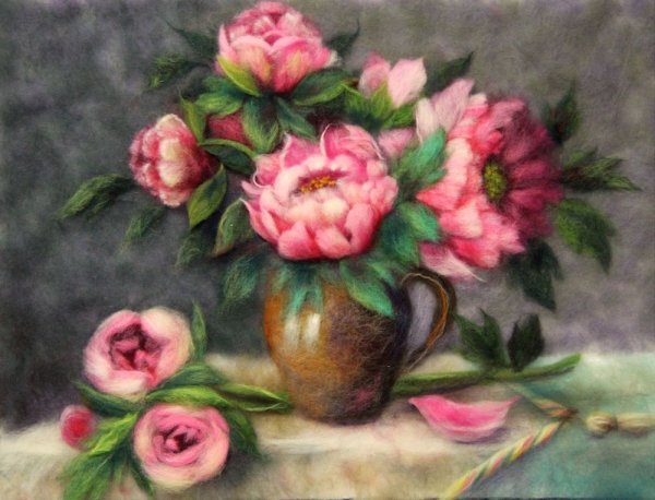 Шерстяная акварель Яна Богданова МК