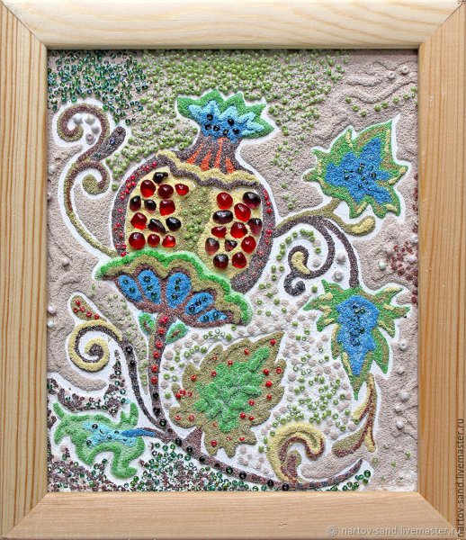 Картины из кварцевого песка