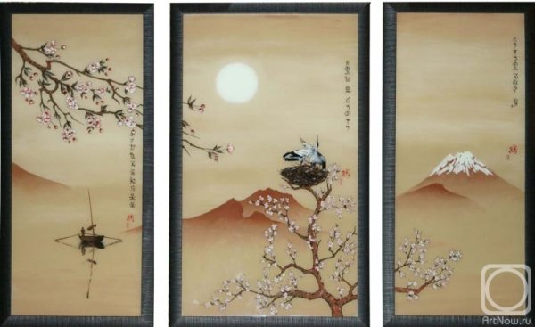 Панно в японском стиле