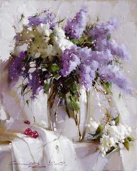 Художник Рамиль Гаппасов цветы