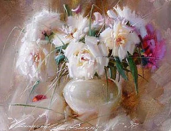 Художник Рамиль Гаппасов цветы