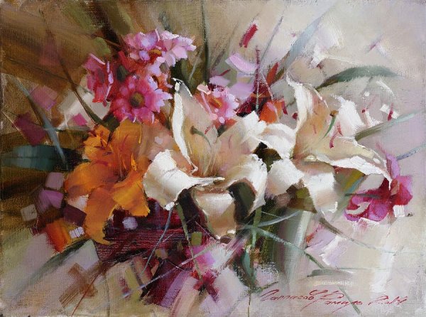 Художник Гаппасов цветы