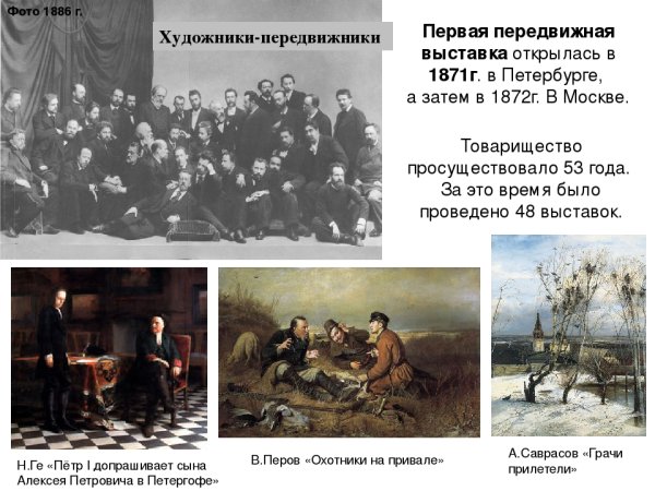 Крамской товарищество передвижных художественных выставок