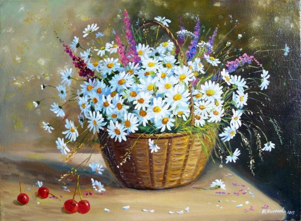 Картина ромашки