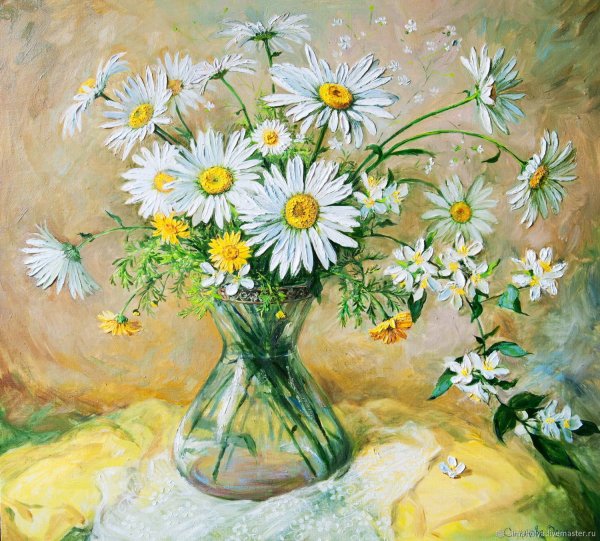 Ольга Симонова художник ромашки