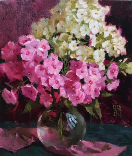 Андрияка натюрморт Флоксы