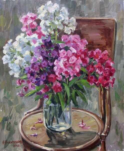 Флоксы в живописи