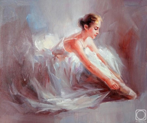 Художник Минаев Сергей картина маленькая балерина