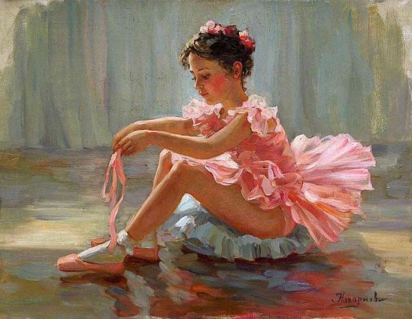Картины Владислава Нагорнова балерина
