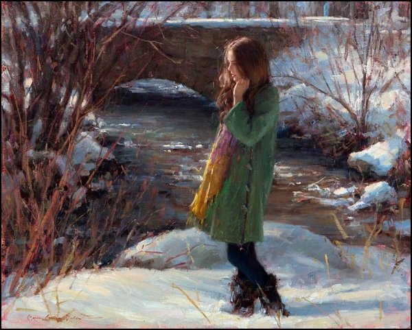 Наталья Сюзева зимнее живопись