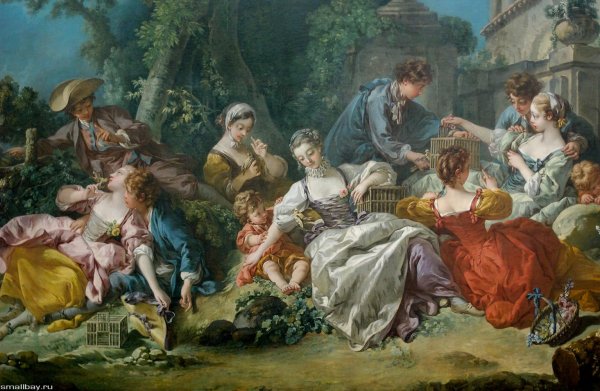 Франсуа Буше Ловцы птиц