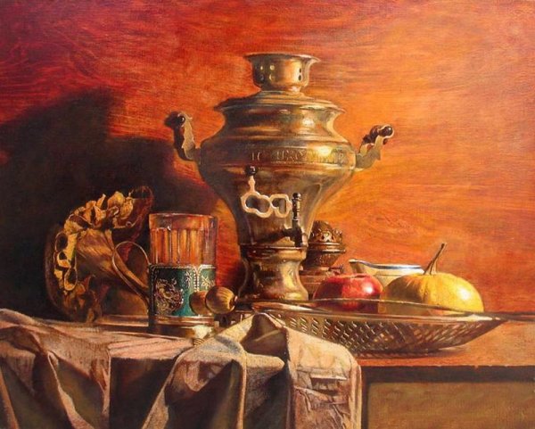 Машков натюрморт с самоваром