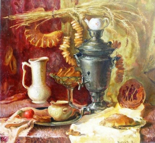 Самовар натюрморт Батаршин