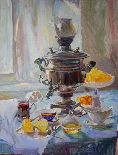 Самовар натюрморт Батаршин