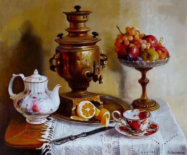 Художник Снежана Славова картины натюрморт