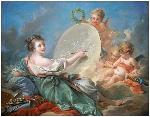 Франсуа Буше аллегория живописи