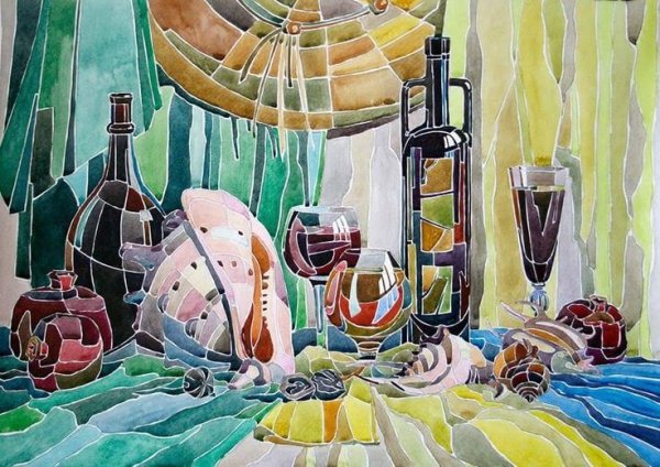 Акварели художника Юлии Масловой