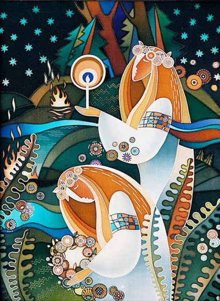 Намаконова Евгения декоративный портрет