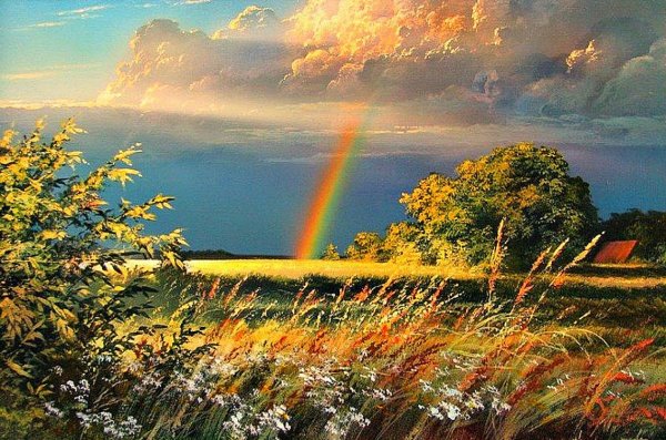 Художник Сергей Ковальчук зима