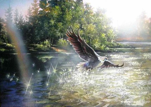 Художник Сергей Ковальчук зима