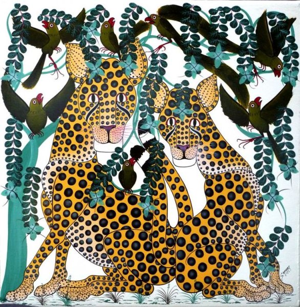 Стилизованные африканские животные