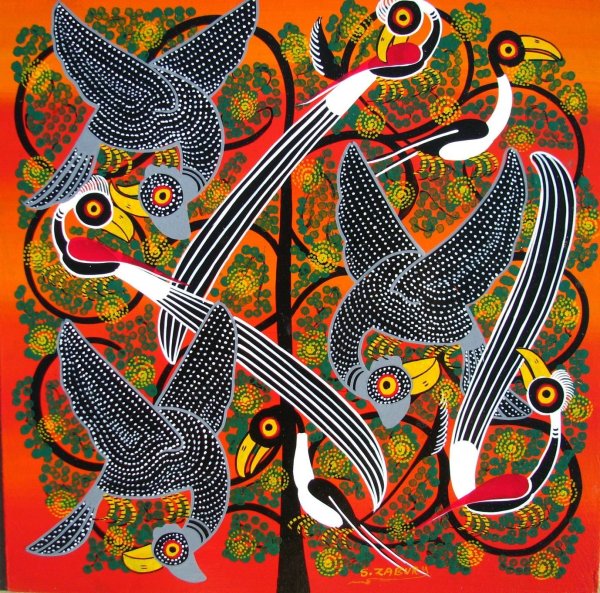 Африканская живопись Тинга Тинга