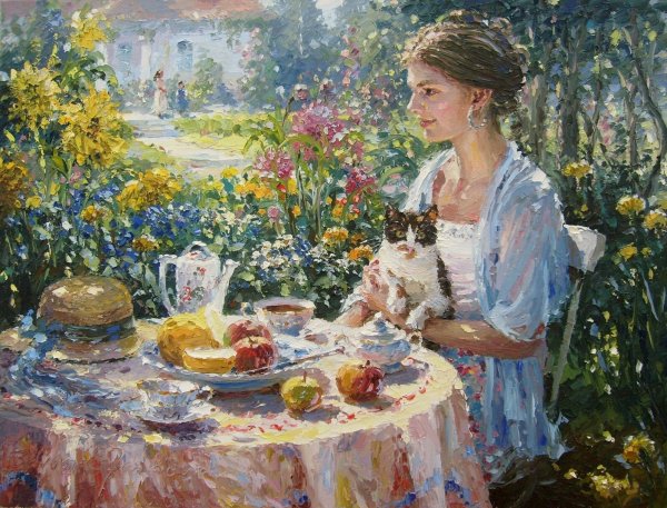 Елена Перминова художник цветы