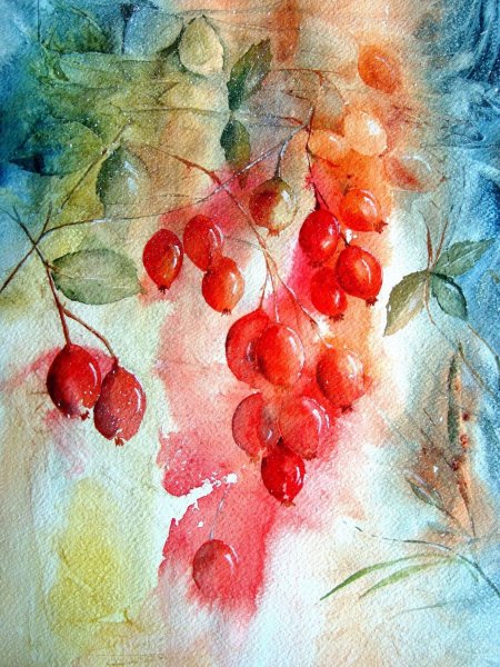 Художник Ивонн Харри картины акварелью