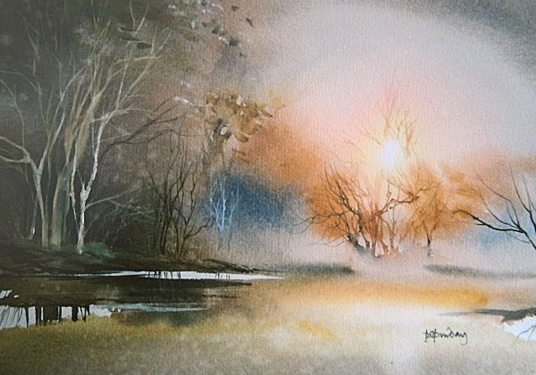 Семен Равский акварель пейзажи