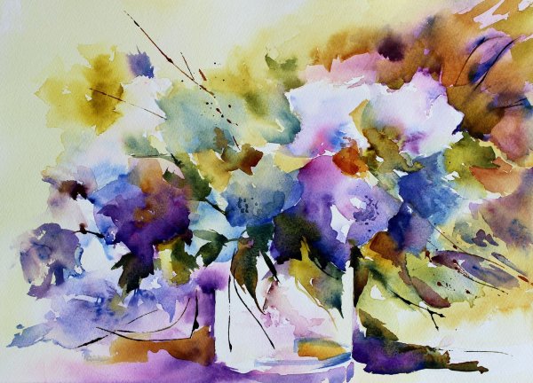 Акварели французской художницы Марии де